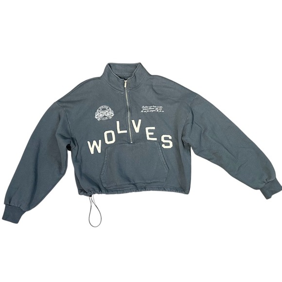 DARC SPORT Wolves Club Bodybuilding Cropped Sweater‎ Sweatshirt 89 of 500 Size S - Picture 2 of 9